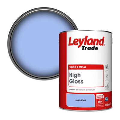 Leyland Trade Wood & Metal High Gloss Paint (1040-R70B) 5L