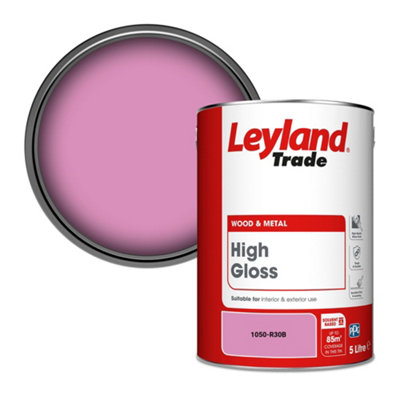 Leyland Trade Wood & Metal High Gloss Paint (1050-R30B) 5L