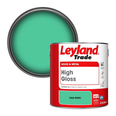 Leyland Trade Wood & Metal High Gloss Paint (1060-B90G) 2.5L