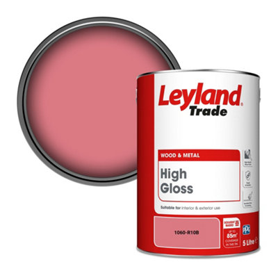 Leyland Trade Wood & Metal High Gloss Paint (1060-R10B) 5L