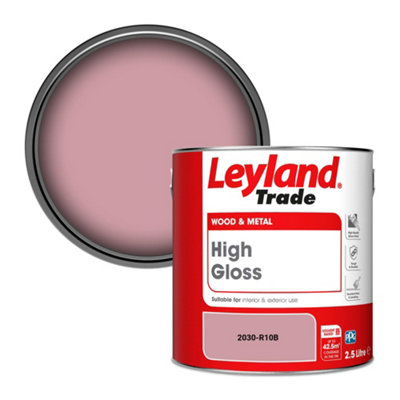 Leyland Trade Wood & Metal High Gloss Paint (2030-R10B) 2.5L