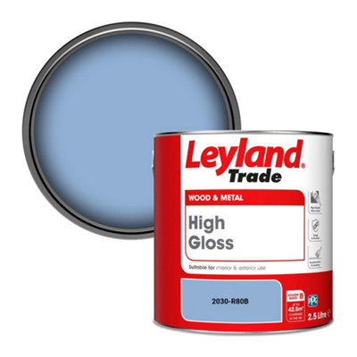 Leyland Trade Wood & Metal High Gloss Paint (2030-R80B) 2.5L