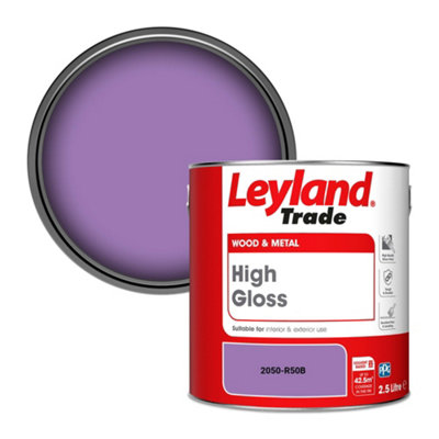 Leyland Trade Wood & Metal High Gloss Paint (2050-R50B) 2.5L