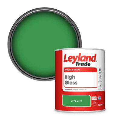 Leyland Trade Wood & Metal High Gloss Paint (2070-G10Y) 1L