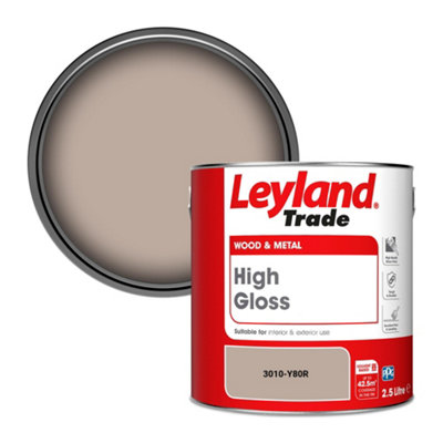 Leyland Trade Wood & Metal High Gloss Paint (3010-Y80R) 2.5L