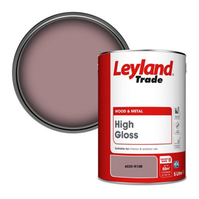 Leyland Trade Wood & Metal High Gloss Paint (4020-R10B) 5L