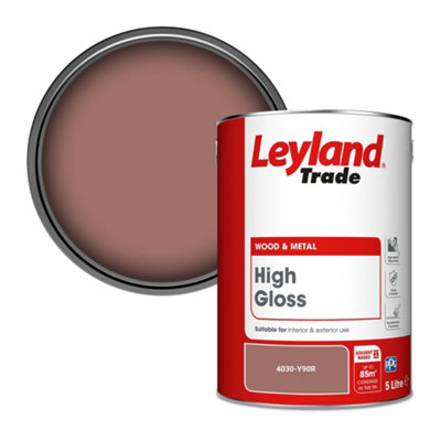 Leyland Trade Wood & Metal High Gloss Paint (4030-Y90R) 5L