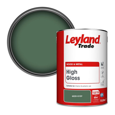 Leyland Trade Wood & Metal High Gloss Paint (6020-G10Y) 5L