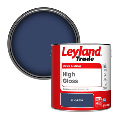 Leyland Trade Wood & Metal High Gloss Paint (6030-R70B) 2.5L