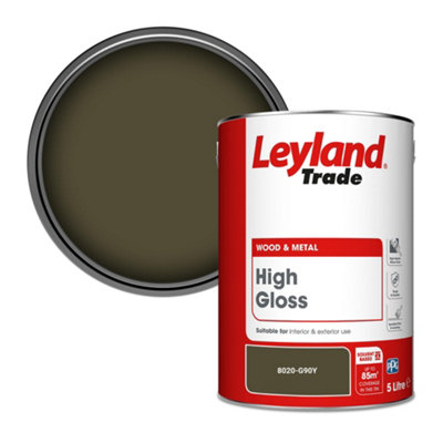 Leyland Trade Wood & Metal High Gloss Paint (8020-G90Y) 5L