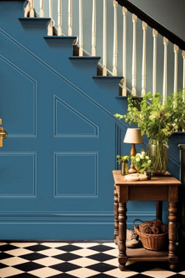 Leyland Trade Wood & Metal High Gloss Paint Azure Blue (RAL 5009) 1L