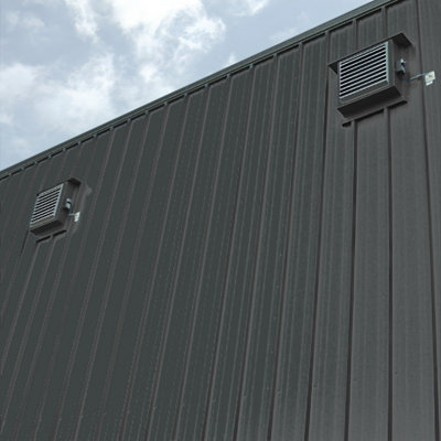 Leyland Trade Wood & Metal High Gloss Paint Black Grey (RAL 7021) 5L