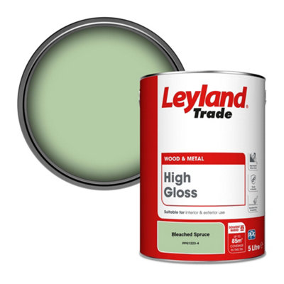 Leyland Trade Wood & Metal High Gloss Paint Bleached Spruce (PPG1223-4) 5L