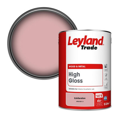 Leyland Trade Wood & Metal High Gloss Paint Exhilaration (PPG1051-3) 5L