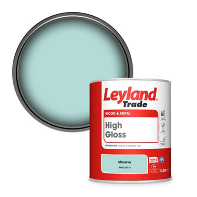 Leyland Trade Wood & Metal High Gloss Paint Minerva (PPG1231-3) 1L