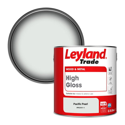 Leyland Trade Wood & Metal High Gloss Paint Pacific Pearl (PPG1011