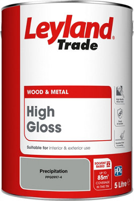 Leyland Trade Wood & Metal High Gloss Paint Precipitation (PPG0997-4) 5L