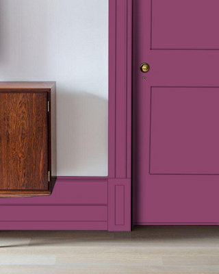 LEYLAND TRADE WOOD & METAL HIGH GLOSS PAINT RASPBERRY COCKTAIL (PPG17 ...