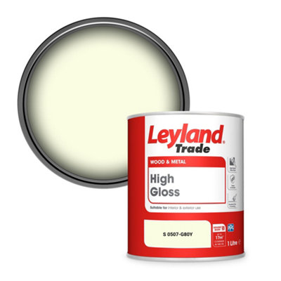 Leyland Trade Wood & Metal High Gloss Paint (S 0507-G80Y) 1L