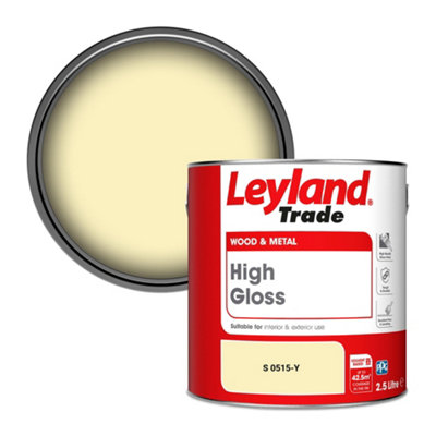 Leyland Trade Wood & Metal High Gloss Paint (S 0515-Y) 2.5L