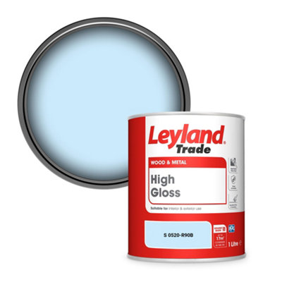 Leyland Trade Wood & Metal High Gloss Paint (S 0520-R90B) 1L