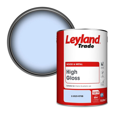 Leyland Trade Wood & Metal High Gloss Paint (S 0525-R70B) 5L