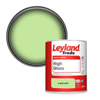 Leyland Trade Wood & Metal High Gloss Paint (S 0540-G30Y) 1L