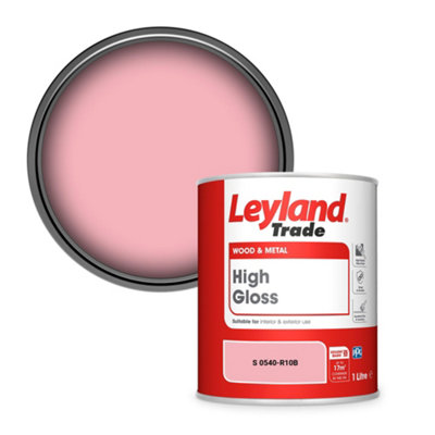 Leyland Trade Wood & Metal High Gloss Paint (S 0540-R10B) 1L