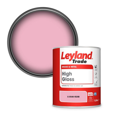 Leyland Trade Wood & Metal High Gloss Paint (S 0540-R20B) 1L
