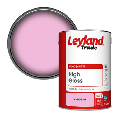 Leyland Trade Wood & Metal High Gloss Paint (S 0540-R30B) 5L