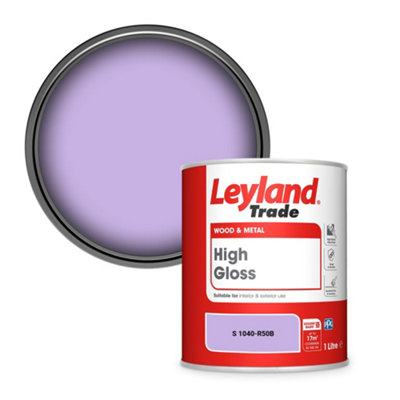 Leyland Trade Wood & Metal High Gloss Paint (S 1040-R50B) 1L