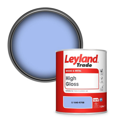 Leyland Trade Wood & Metal High Gloss Paint (S 1040-R70B) 1L