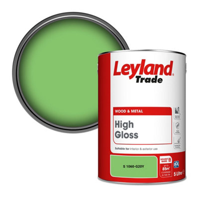 Leyland Trade Wood & Metal High Gloss Paint (S 1060-G20Y) 5L
