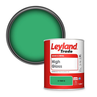 Leyland Trade Wood & Metal High Gloss Paint (S 1565-G) 1L