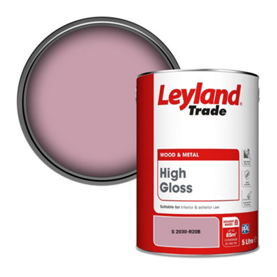 Leyland Trade Wood & Metal High Gloss Paint (S 2030-R20B) 5L