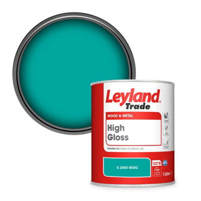 Leyland Trade Wood & Metal High Gloss Paint (S 2060-B50G) 1L