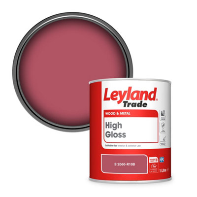 Leyland Trade Wood & Metal High Gloss Paint (S 2060-R10B) 1L