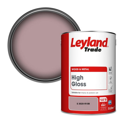 Leyland Trade Wood & Metal High Gloss Paint (S 3020-R10B) 5L