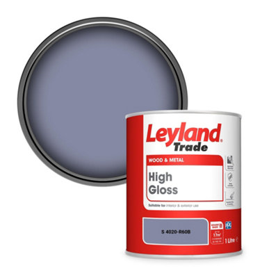 Leyland Trade Wood & Metal High Gloss Paint (S 4020-R60B) 1L