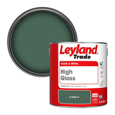 Leyland Trade Wood & Metal High Gloss Paint (S 6020-G) 2.5L