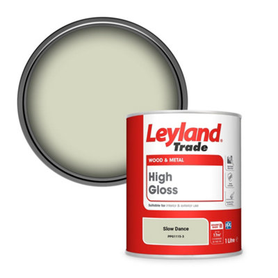 Leyland Trade Wood & Metal High Gloss Paint Slow Dance (PPG1115-3) 1L