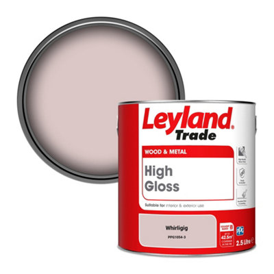 Leyland Trade Wood & Metal High Gloss Paint Whirligig (PPG1054-3) 2.5L