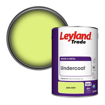 Leyland Trade Wood & Metal Undercoat Paint (0050-G50Y) 5L