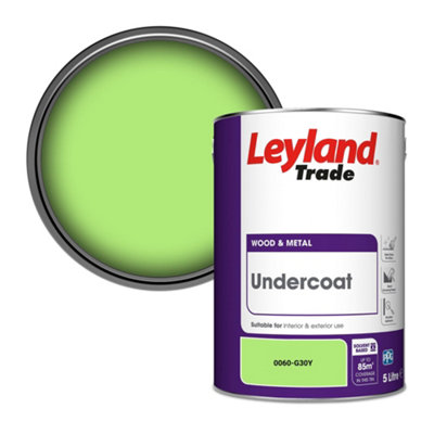 Leyland Trade Wood & Metal Undercoat Paint (0060-G30Y) 5L
