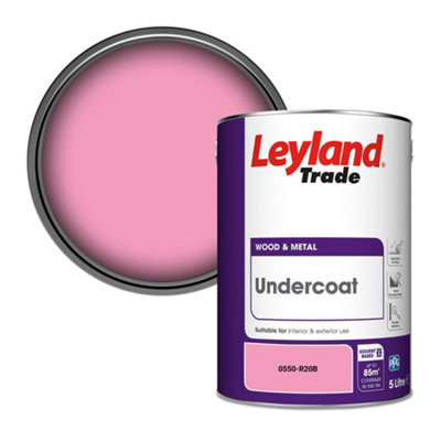 Leyland Trade Wood & Metal Undercoat Paint (0550-R20B) 5L