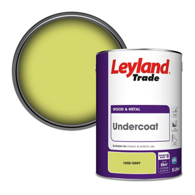 Leyland Trade Wood & Metal Undercoat Paint (1050-G60Y) 5L