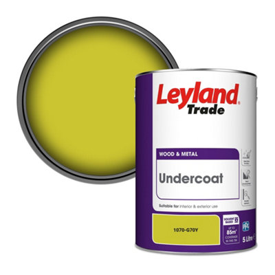 Leyland Trade Wood & Metal Undercoat Paint (1070-G70Y) 5L