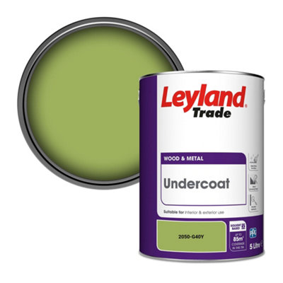 Leyland Trade Wood & Metal Undercoat Paint (2050-G40Y) 5L