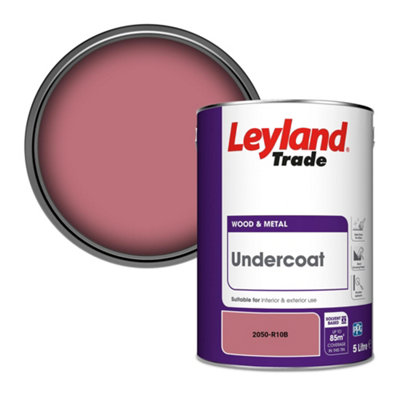 Leyland Trade Wood & Metal Undercoat Paint (2050-R10B) 5L