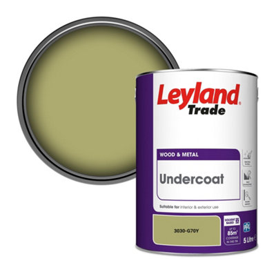 Leyland Trade Wood & Metal Undercoat Paint (3030-G70Y) 5L